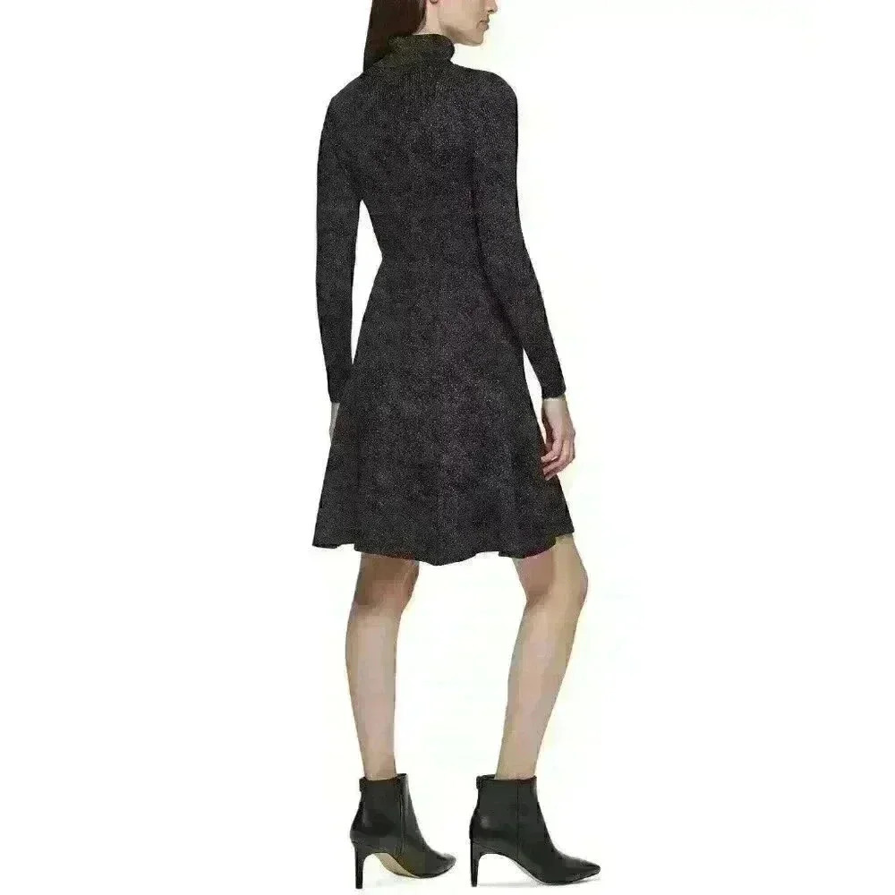 NEW Calvin Klein Women's M Mock-Neck Sweater Dress NWT $119 - Picture 3 of 4